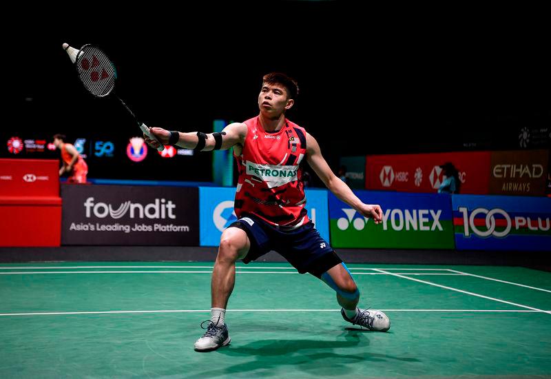 National men’s singles Leong Jun Hao - BERNAMApix