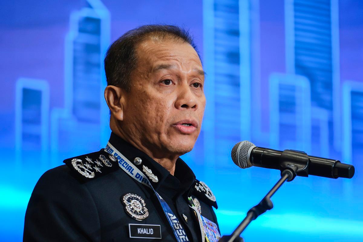 Inspector-General of Police Datuk Seri Mohd Khalid Ismail. - BERNAMApix