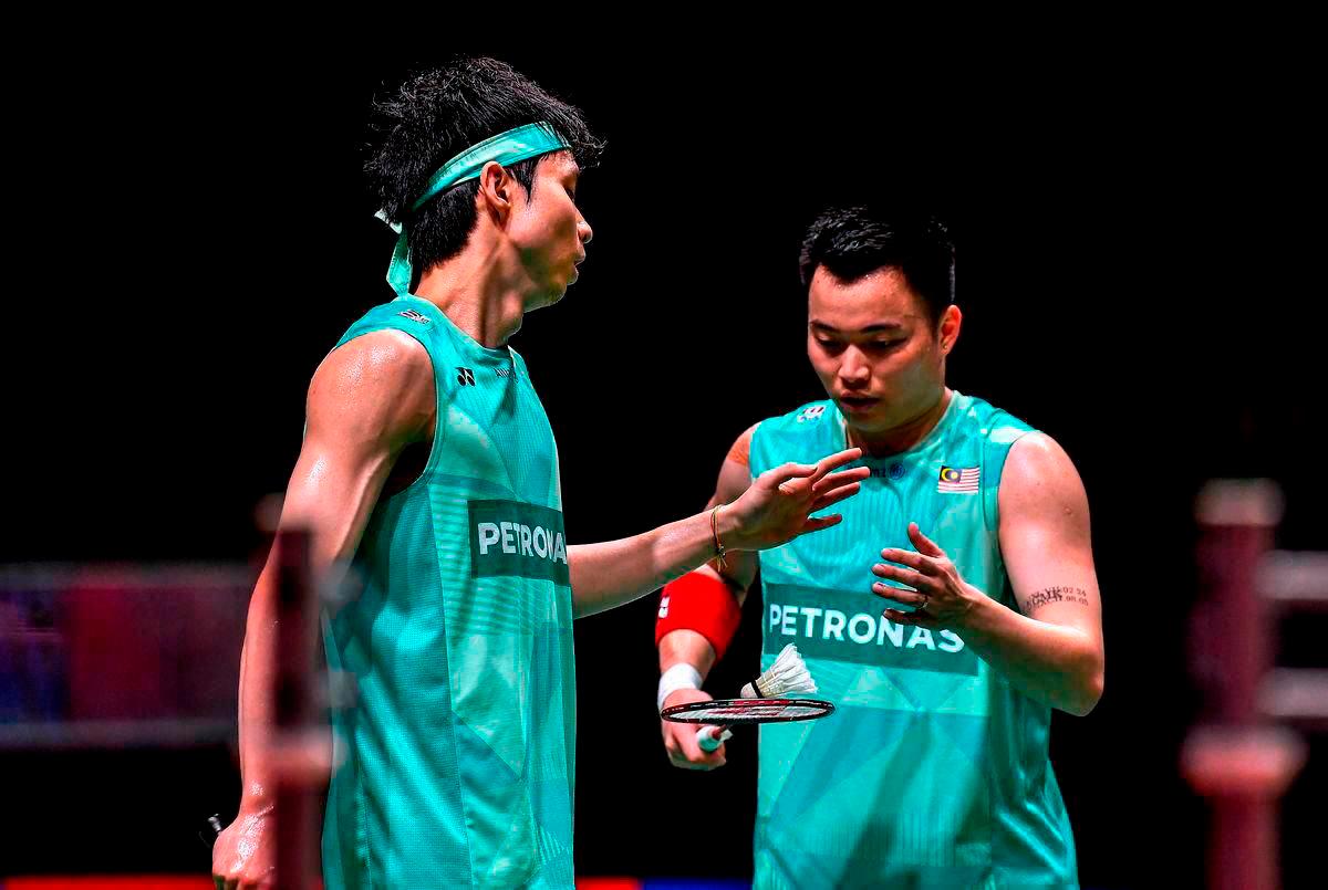 Aaron Chia( kanan) dan Soh Wook Yi - BERNAMA