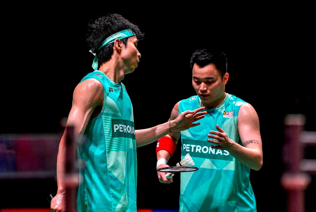 Aaron (right) and Soh. BERNAMA