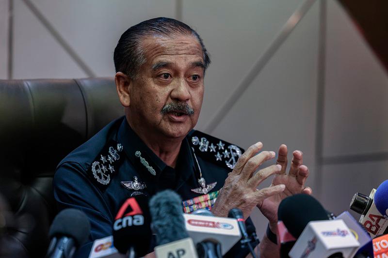 Inspector-General of Police, Tan Sri Razarudin Husain. - BERNAMApix