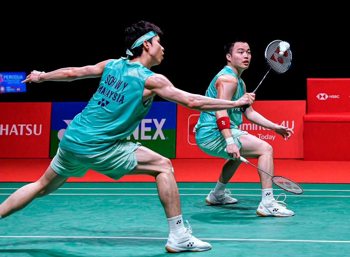 National men’s doubles pairs Aaron Chia-Soh Wooi Yik - Photo by BERNAMA
