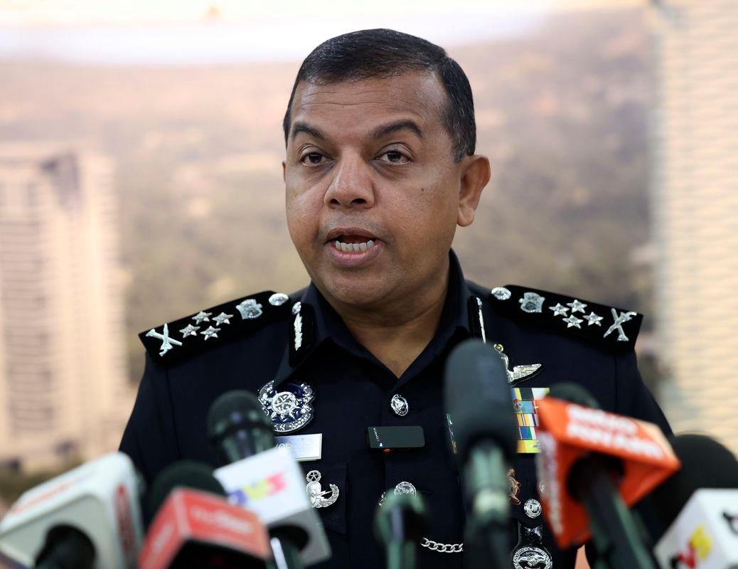 Timbalan Ketua Polis Negara Tan Sri Ayob Khan Mydin Pitchay. FotoBernama