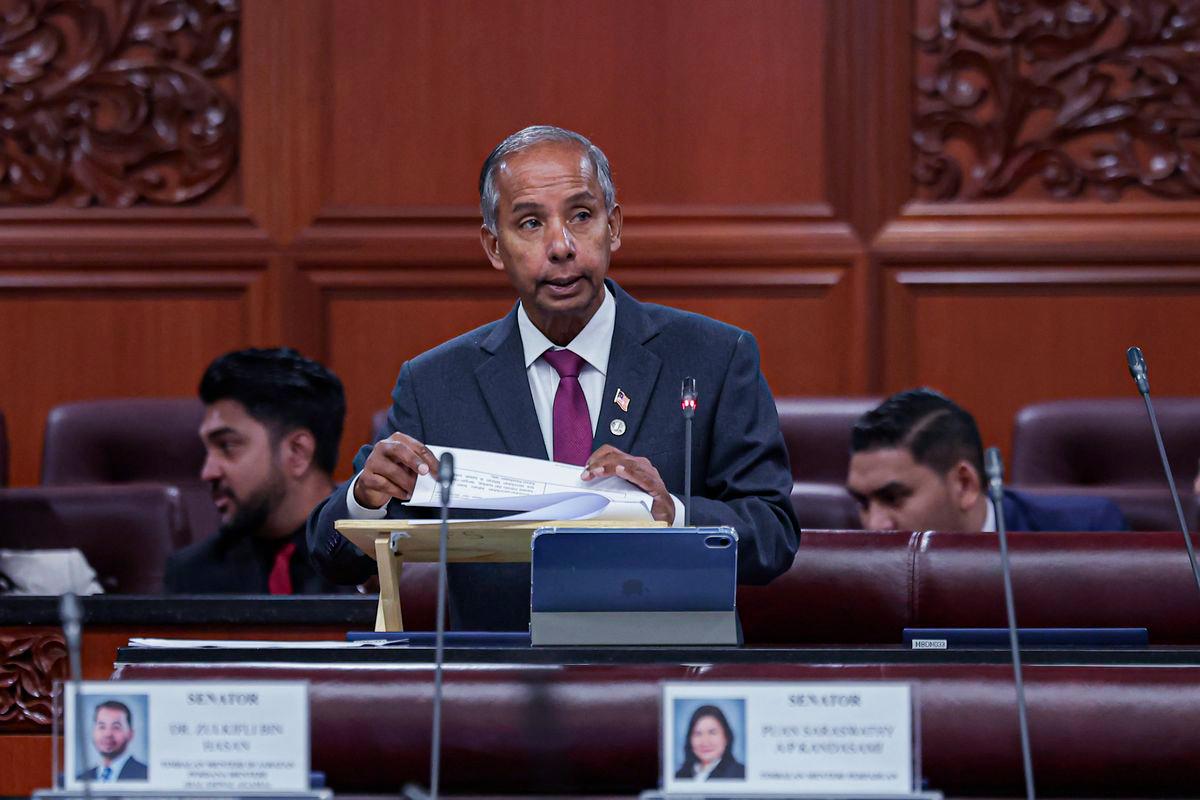 Deputy Minister in the Prime Minister’s Department (Law and Institutional Reform) M. Kulasegaran - BERNAMAPIX