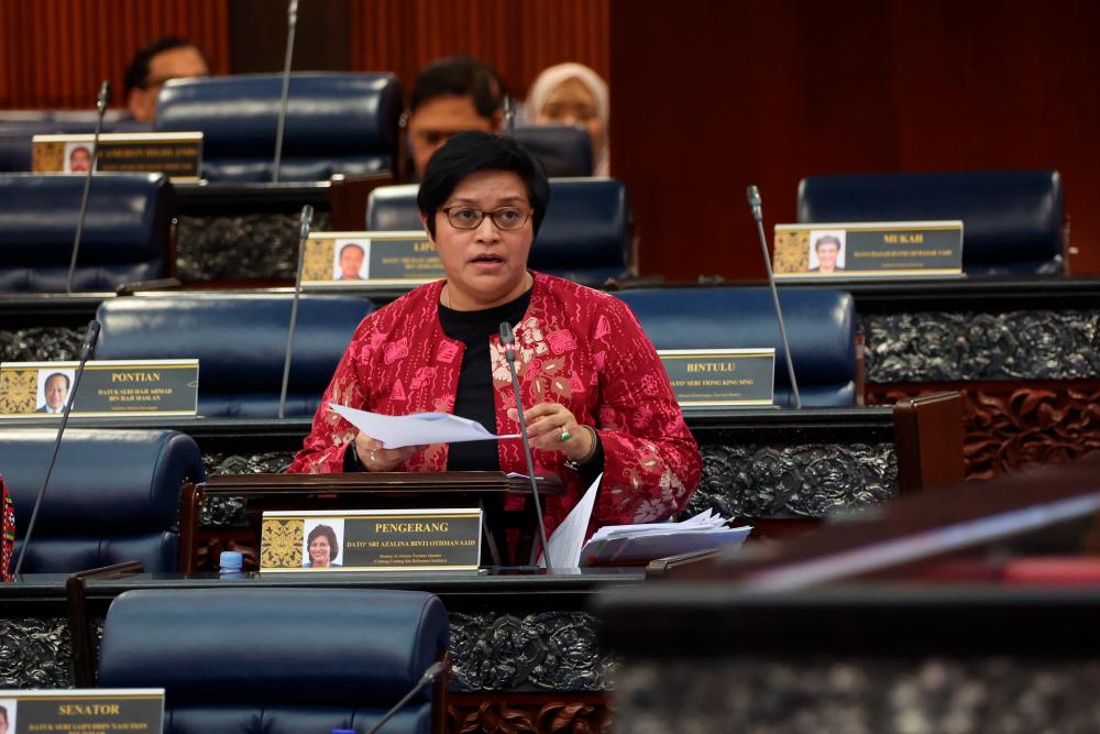 Minister in the Prime Minister’s Department (Law and Institutional Reforms) Datuk Seri Azalina Othman Said. BERNAMAPIX