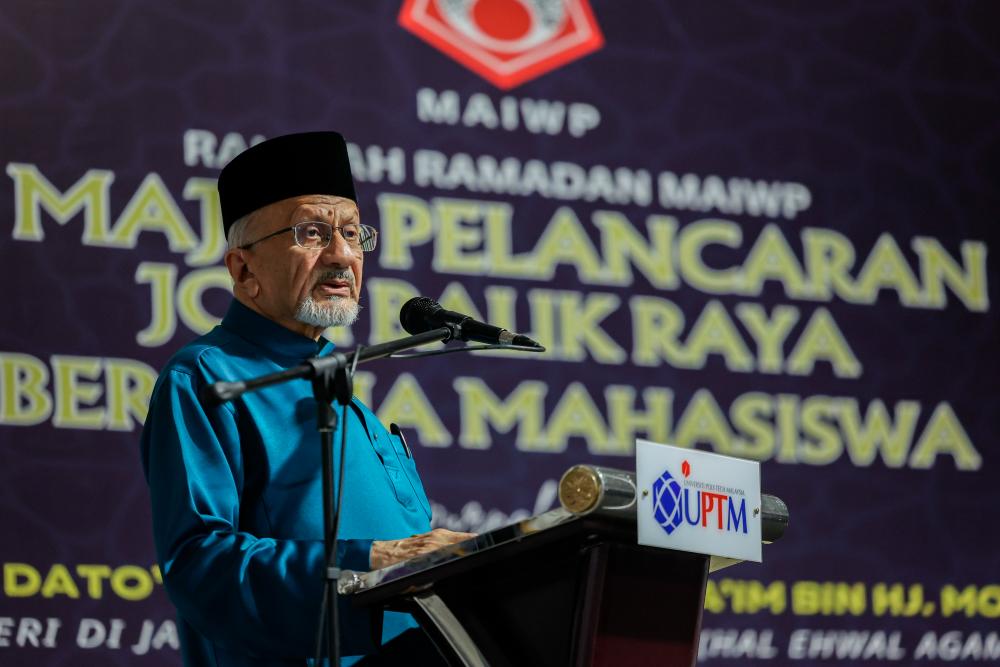 Pengerusi Majlis Agama Islam Wilayah Persekutuan (MAIWP), Syed Kamarulzaman Syed Kabeer. - fotoBERNAMA