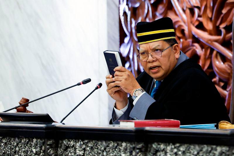 Speaker of Dewan Rakyat Tan Sri Johari Abdul - BERNAMApix