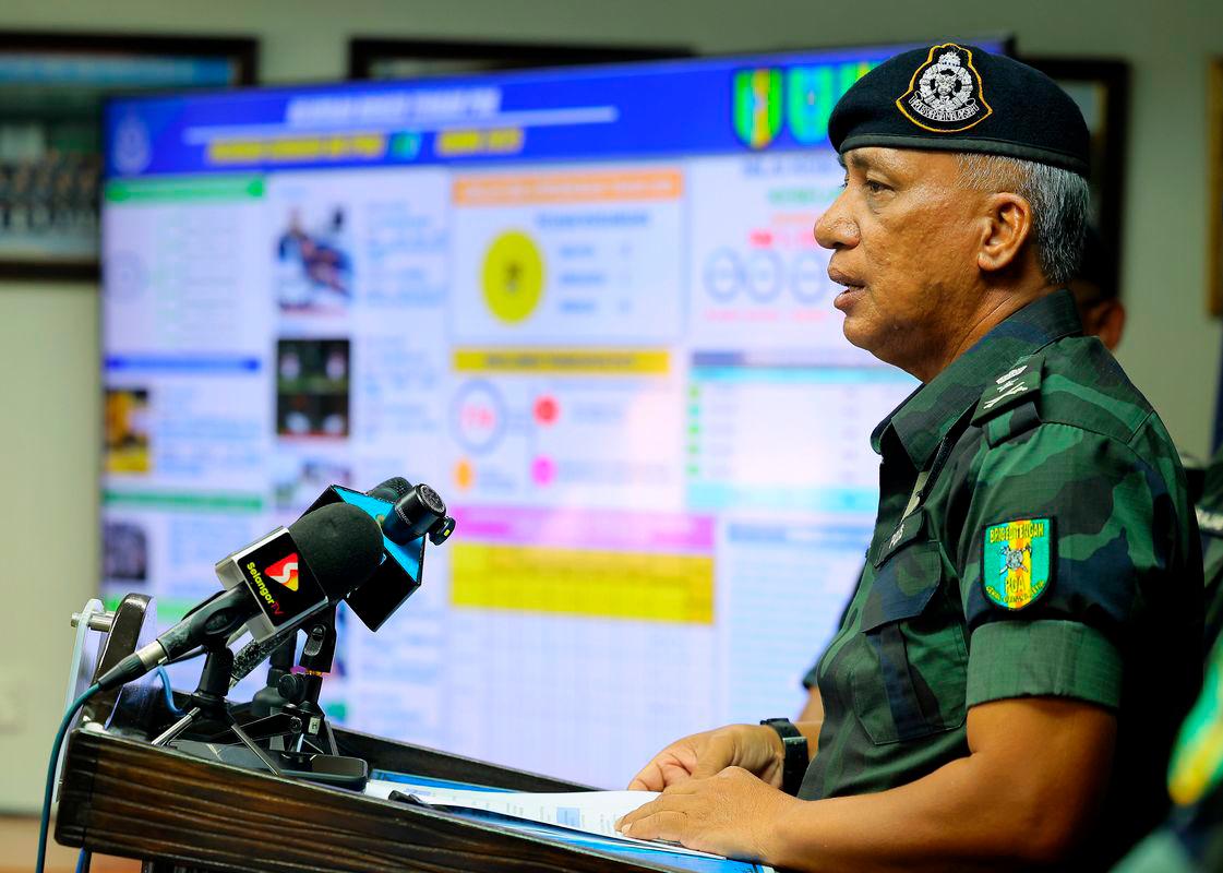 GOF Central Brigade Commander SAC Hakemal Hawari. Bernamapix
