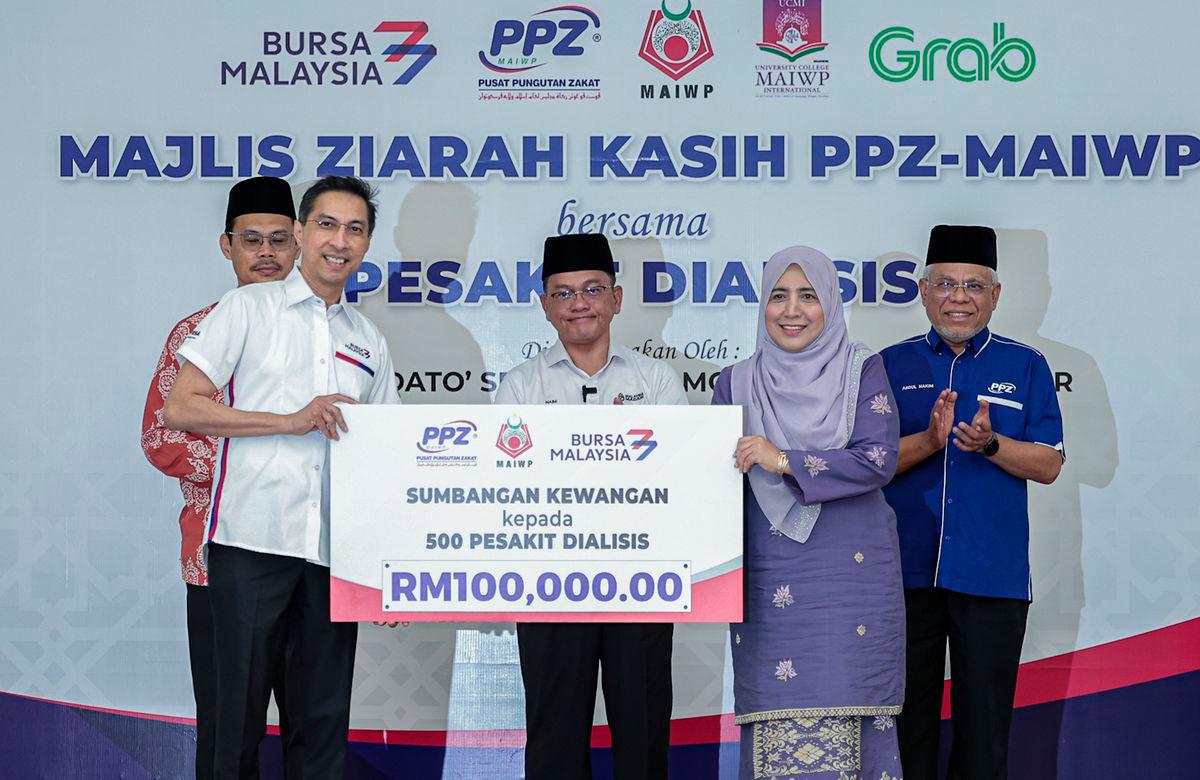 Bursa Malaysia, Grab channel zakat to aid 500 kidney patients