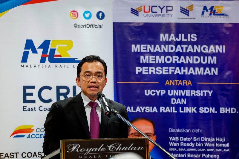 Malaysia Rail Link (MRL) Sdn Bhd chief executive officer Datuk Seri Darwis Abdul Razak - BERNAMApix