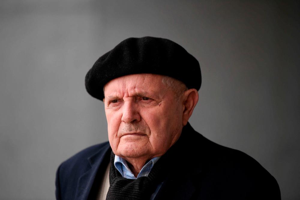 Bajram Cerkini poses in Pristina on December 2, 2021, as the fate of the missing is one of many hot-button issues thwarting on-off talks between Kosovo and Serbia since the former breakaway province declared independence in 2008, a move never officially recognised by Belgrade. AFPpix