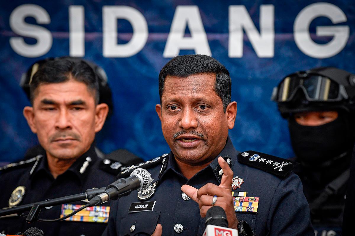 Selangor police chief, Datuk Hussein Omar Khan. - BERNAMApix