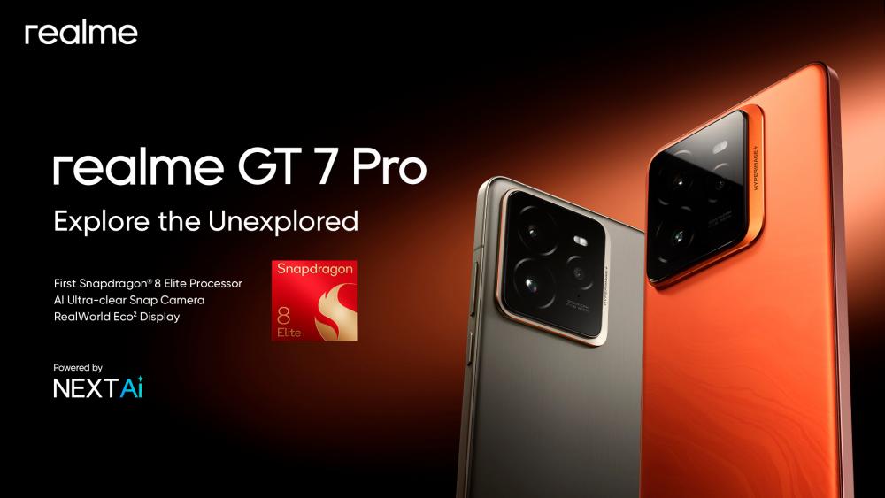 Featuring the Snapdragon 8 Elite chipset, GT 7 Pro promises 45% better performance.