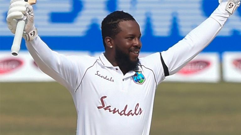 Mayers makes 210 on debut as Windies seal remarkable win