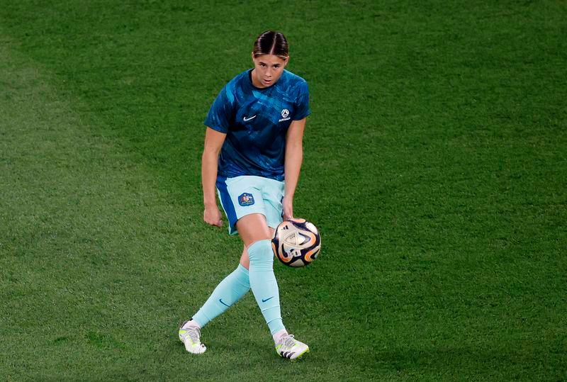 Australian Matildas star midfielder Kyra Cooney-Cross. REUTERSPIX