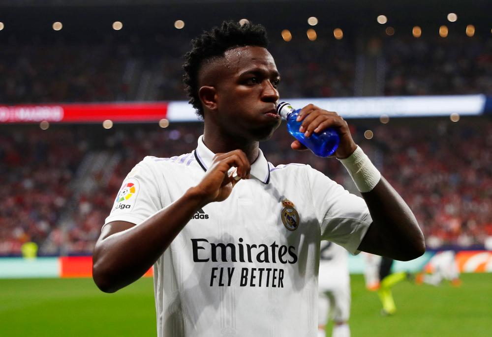 Real Madrid's Vinicius Junior before the match/REUTERSPix