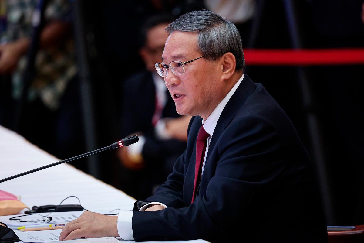 Chinese Premier, Li Qiang. - BERNAMApix