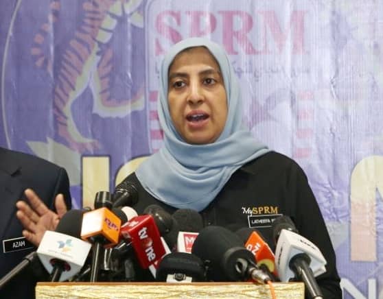 MACC chief commissioner Latheefa Koya during her first press conference at MACC headquarters on June 21, 2019.