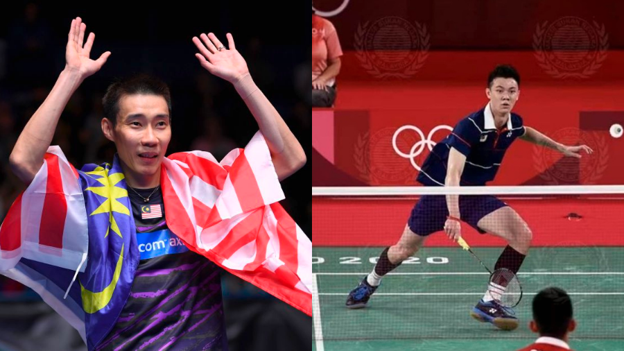 Lee Chong Wei gives humorous words of encouragement to Lee Zii Jia