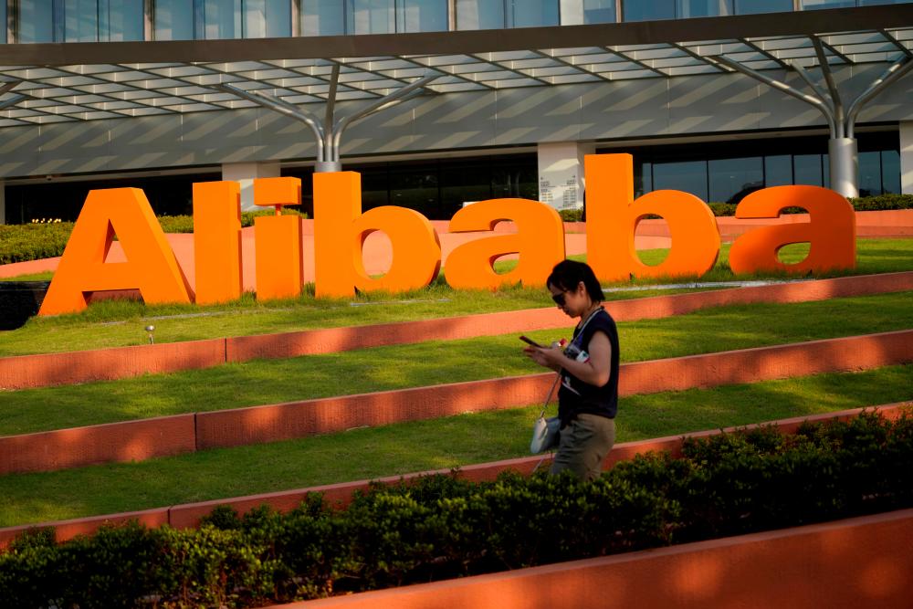The logo of Alibaba Group is seen at the company's headquarters in Hangzhou, China. – REUTERSPIX