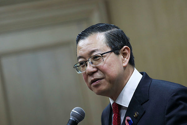 Pahang records deficit budget from 2014 to 2017: Lim Guan Eng