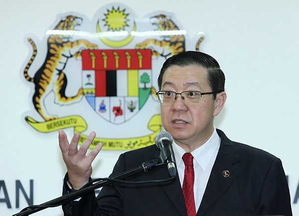 Finance Minister Lim Guan Eng. — BBXpress
