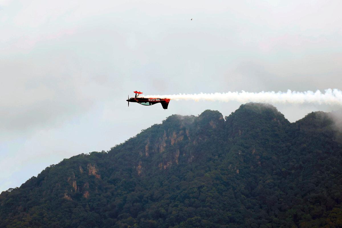 Gamebird Malaysia Aerobatic Team Malaysia (GB-1) performance at LIMA’25. - BERNAMApix