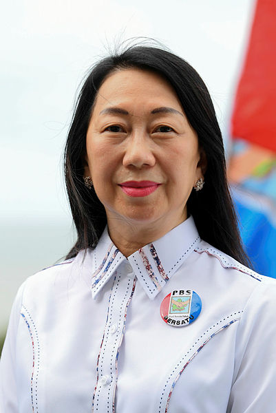 PBS candidate in the Sandakan by-election Linda Tsen. — Bernama