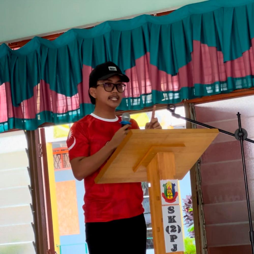 Red Patriot president, Muhammad A’linur Ahlam Abu Bakar