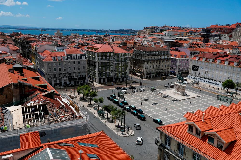 FILE PHOTO: General view of Praca da Figueira amid the coronavirus pandemic in Lisbon, Portugal, May 11, 2021. — Reuters