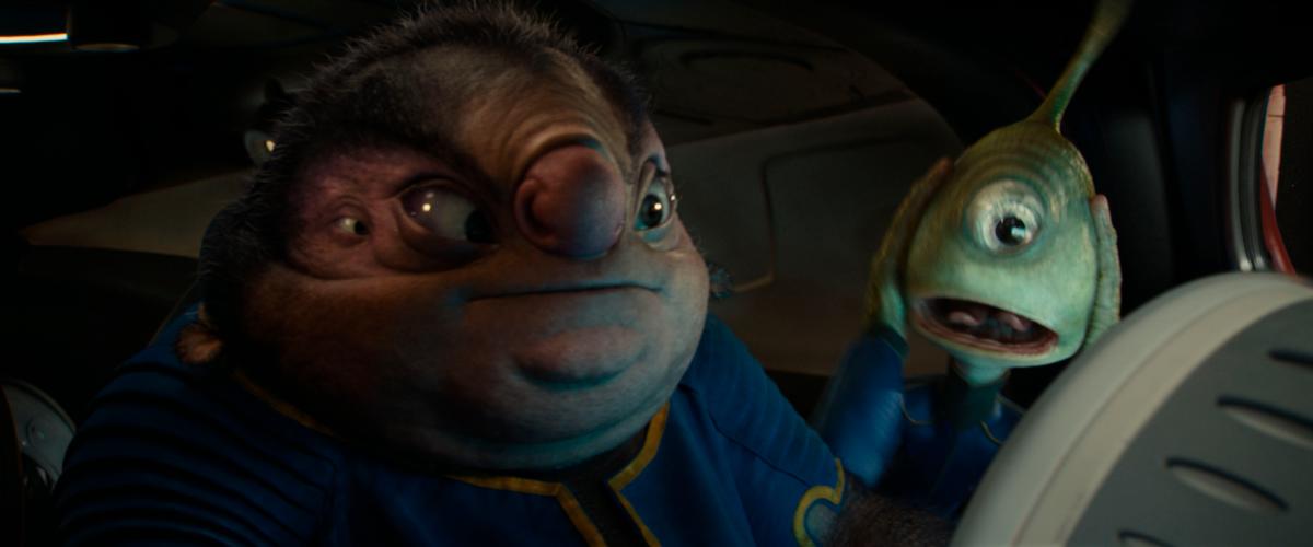 Dr Jumba (Galifianakis) and Agent Pleakley (Magnussen) bring intergalactic odd-couple energy to their mission on Earth. $!Dr Jumba (Galifianakis) and Agent Pleakley (Magnussen) bring intergalactic odd-couple energy to their mission on Earth.