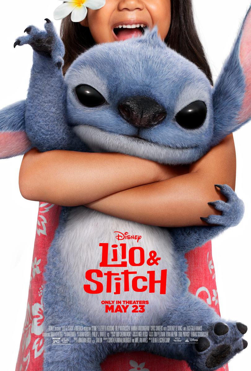 The poster teases the heartwarming chaos of Disney’s live-action remake of Lilo & Stitch. $!The poster teases the heartwarming chaos of Disney’s live-action remake of Lilo & Stitch.
