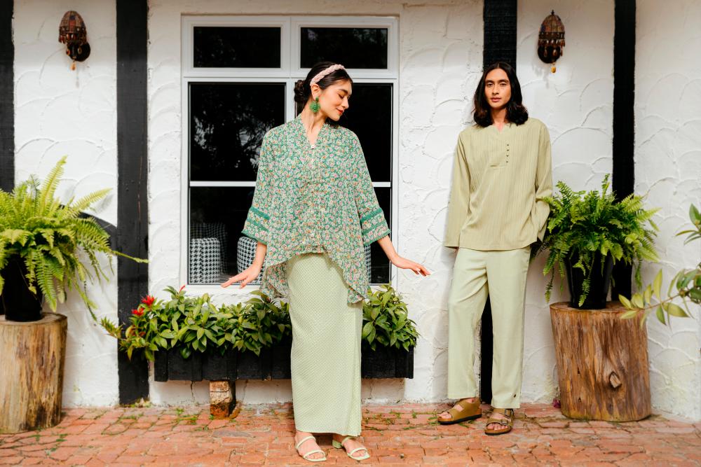 $!Lubna’s offerings for Raya are comfortable yet stylish.
