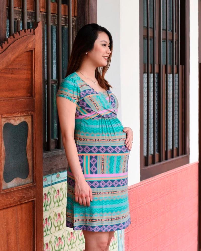 Fitted maternity wear highlights the baby bump beautifully. – PICs FROM INSTAGRAM @MOTHERS ENVOGE_MEV