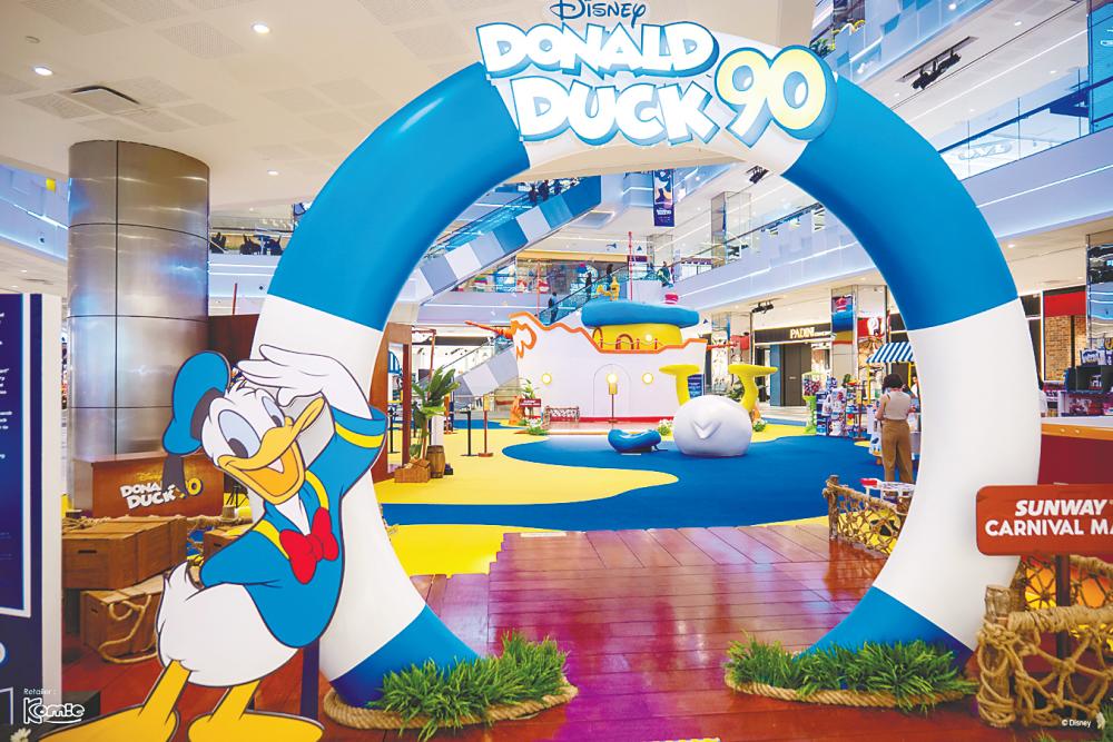 Both malls will once again transform to celebrate the iconic Disney duck’s birthday.