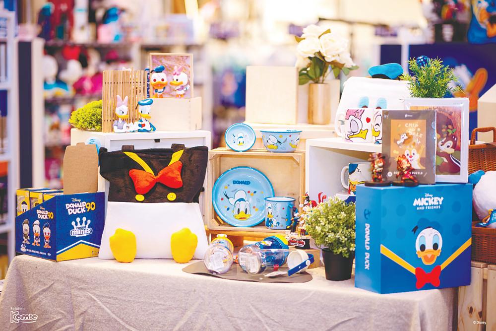 $!Parents can opt for Donald Duck’s merchandise for their young ones, or for themselves.