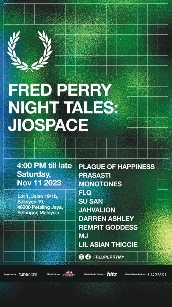 The latest Fred Perry music event is free.