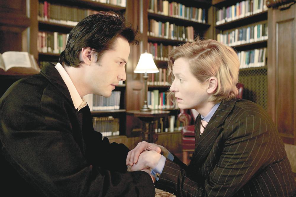 Tilda Swinton (right) co-starred with Reeves, along with Rachel Weisz. – WARNER BROS PICTURES