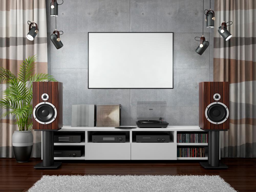 A well-designed AV space can be a source of endless pleasure for occupants. – 123RFPIC