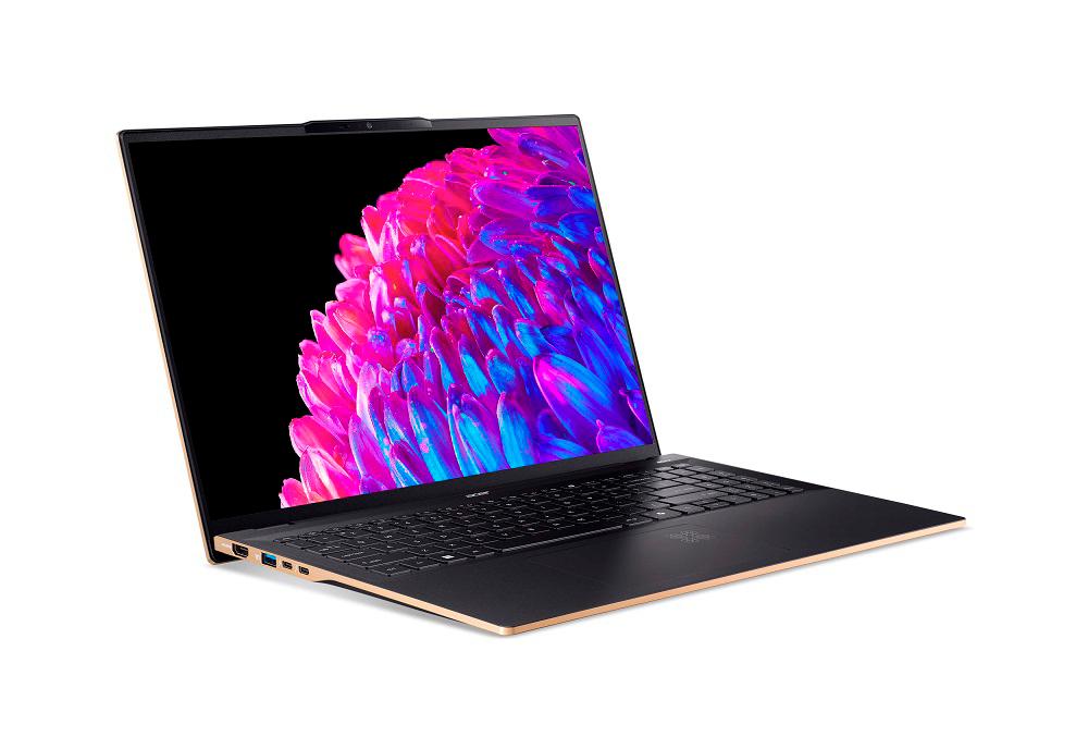 The Acer Swift 16 AI sports a gorgeous 16-inch WQXGA+ Oled display.