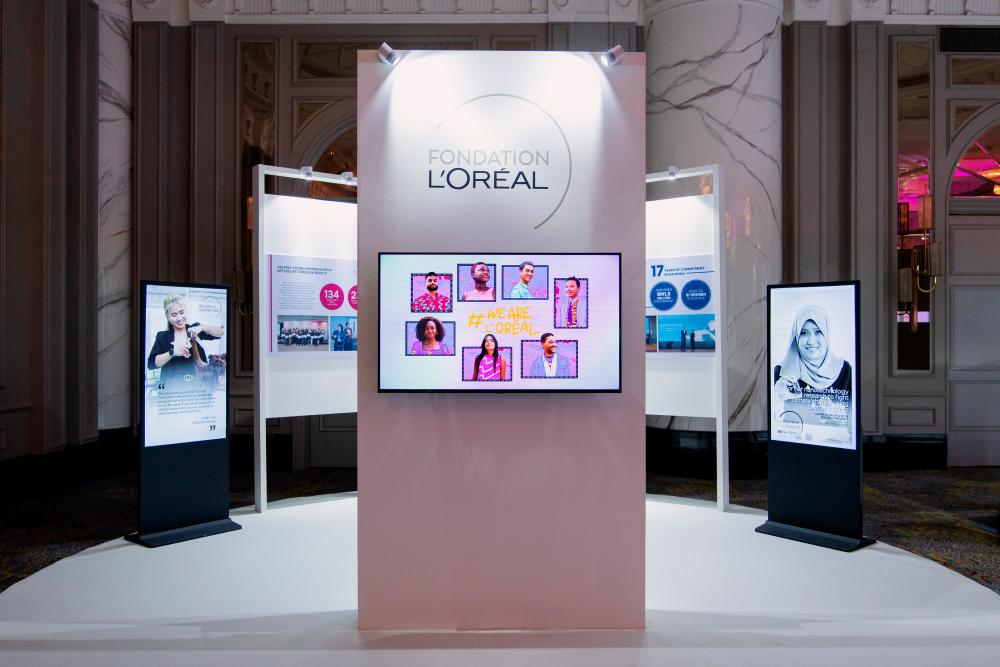 $!L’Oréal Fondation showcase.