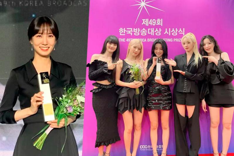 Park Eun-bin (left) and (G)I-DLE were among the biggest winners of the night. – Soompi