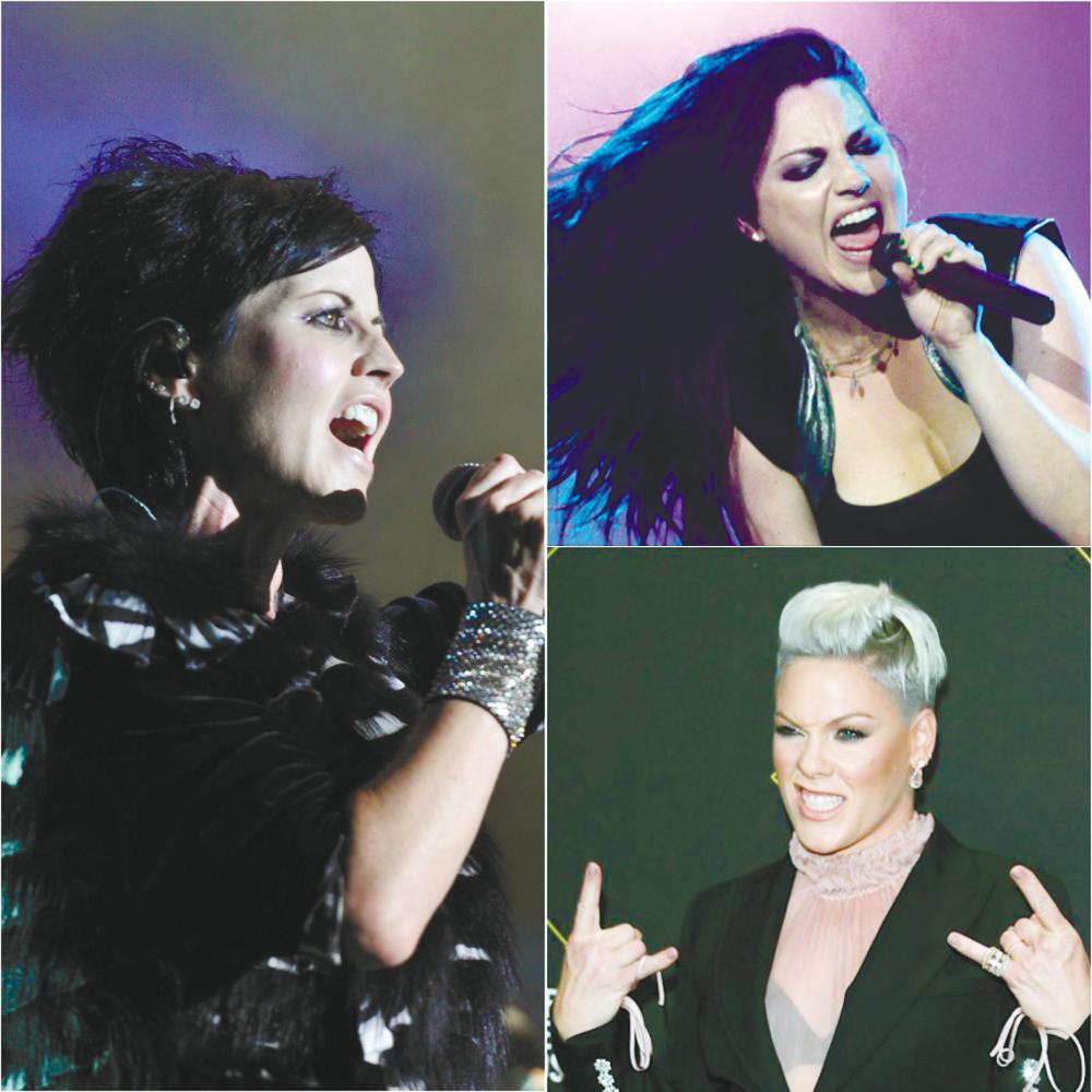 $!The 2000s saw the rise of the late Dolores O’Riordan, Evanescence’s Amy Lee, and Pink to rock goddess status.