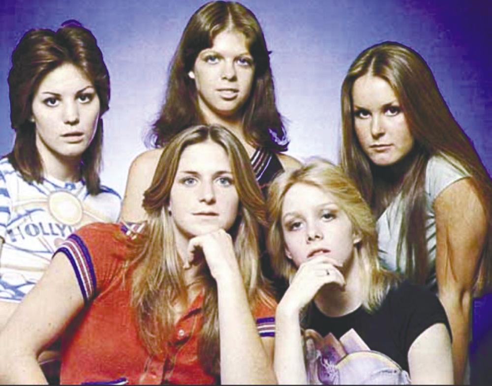 The Runaways, formed by Cherie Currie, Joan Jett, Sandy West, Lita Ford and Jackie Fox, kicked down rock’s gender divide with their edgy music.
