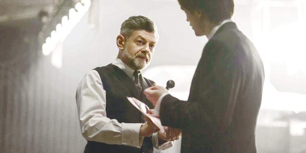 $!Andy Serkis’ role as Alfred Pennyworth is very small, but perhaps it will be expanded in the sequels. - WARNER BROS.