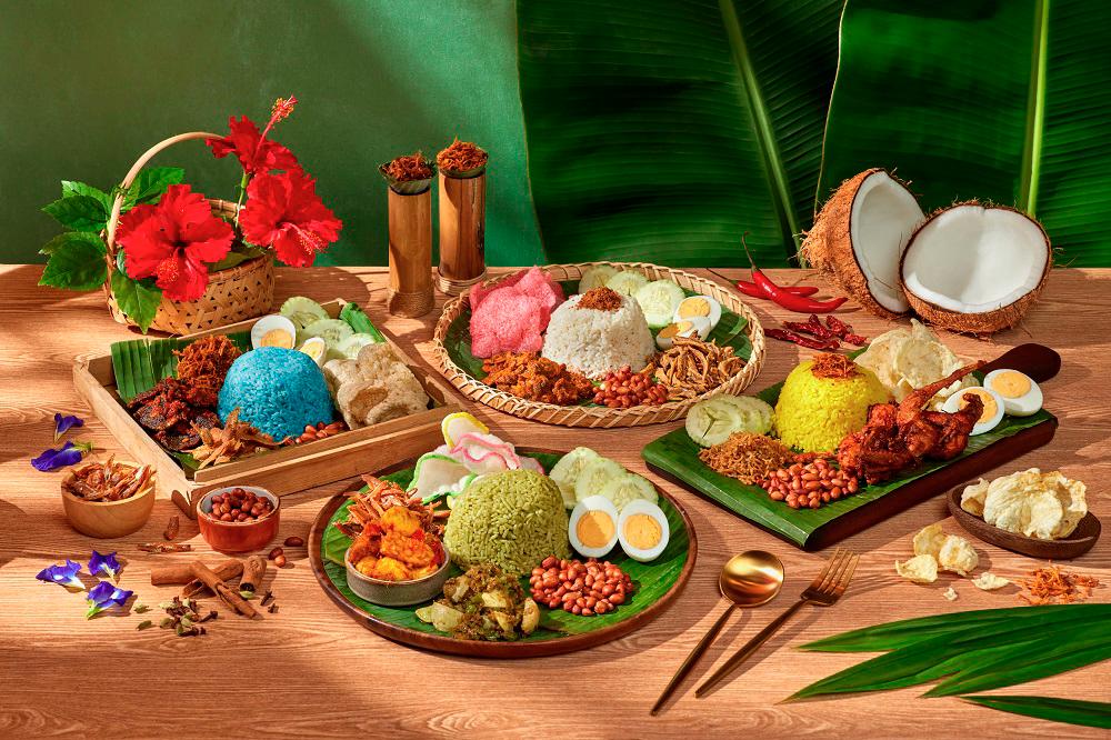 Nasi lemak buffet.