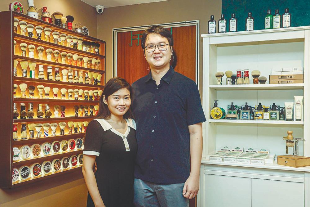 Lee (right) and his wife have been running Charmwise for almost four years. – PICS BY ADIB RAWI YAHYA/THESUN