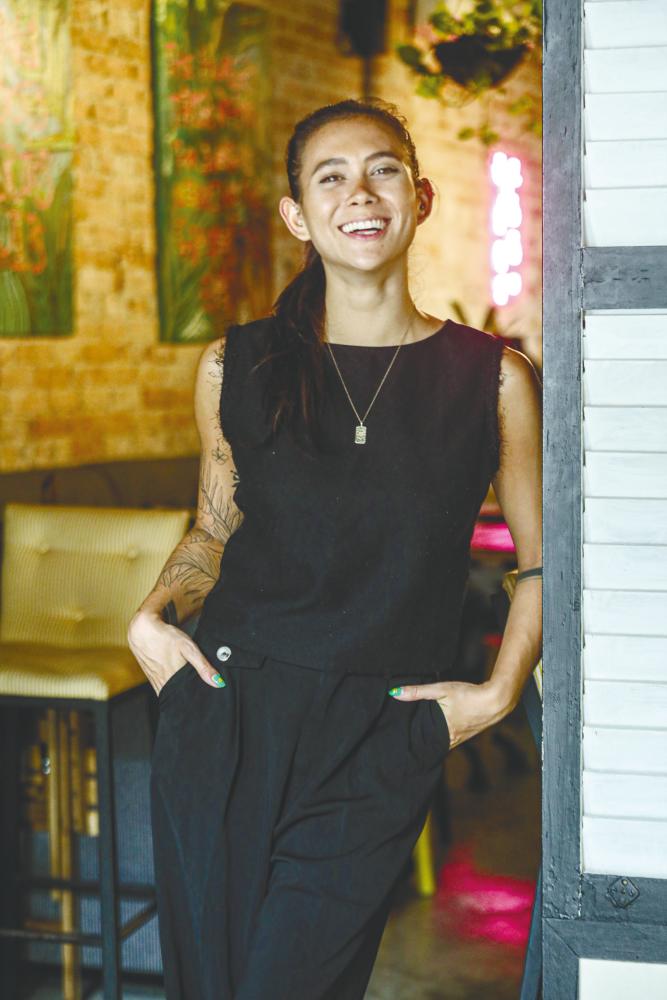 Makissa Sophia Smeeton fell in love with the space and the location in Petaling Street. $!Makissa Sophia Smeeton fell in love with the space and the location in Petaling Street.