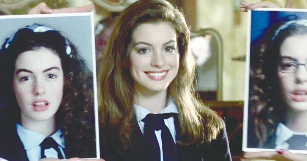 Hathaway’s breakout role in The Princess Diaries. – DISNEY