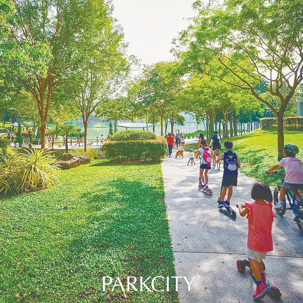 $!Jog in a vibrant community park with picturesque lake view at Desa Park City. – PIC FROM INSTAGRAM @DESAPARKCITY